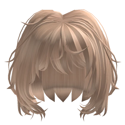 Flowy Messy Anime Bob Hair (Blonde)