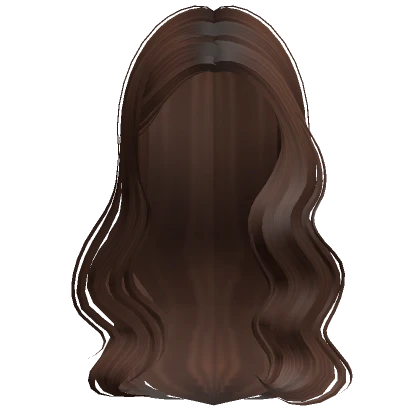 Long Stylish Voluminous Wavy Hair (Brown)