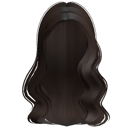 Long Stylish Voluminous Wavy Hair (Dark Brown)