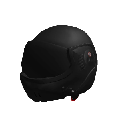 Black Motorcycle Helmet 