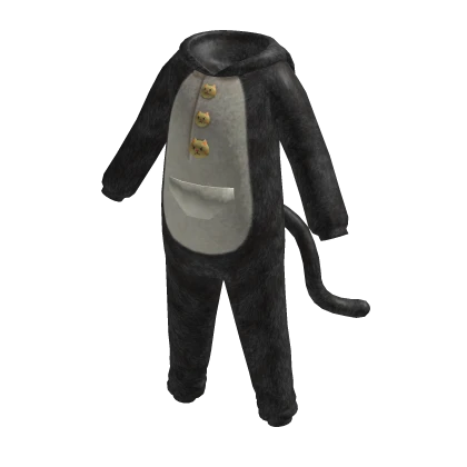 ✨ Grey American short hair cat jumpsuit pajamas