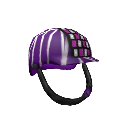 Crazed Purple Helmet