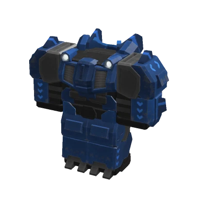 Smalt Blue Cyber Armor