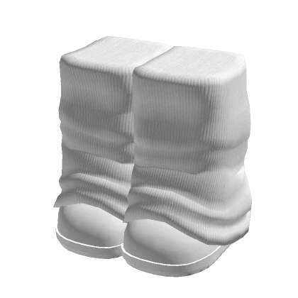 ♡ boots with leg warmers (white)