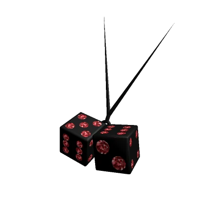 Ruby Dice Necklace