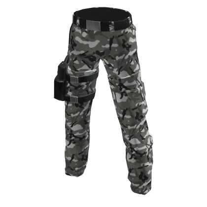 Urban Camo Army Uniform Pants with Pistol