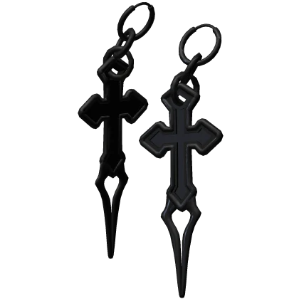cross earrings