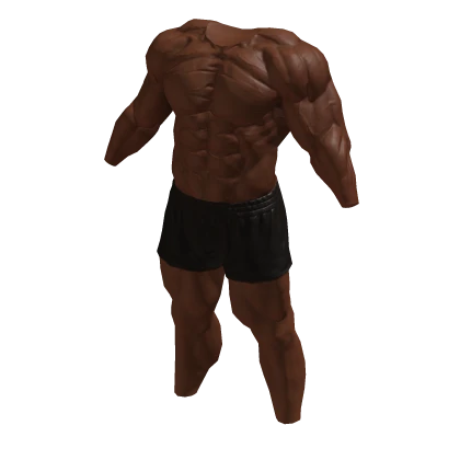 Realistic Full Body Muscle Suit - Brown Buff -