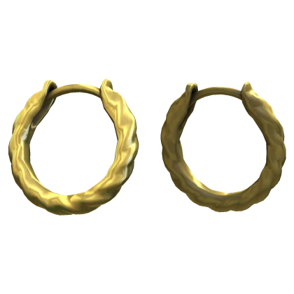 TWISTED HOOP EARRINGS