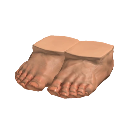 Big Realistic Feet Boots - Light -