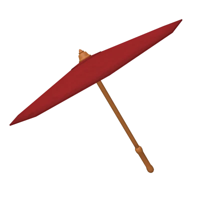 Ayutthaya's Red Umbrella Thailand