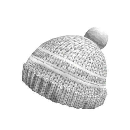 White Winter Beanie