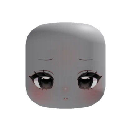 💗 Kawaii Chibi Sad Black Eyes Anime