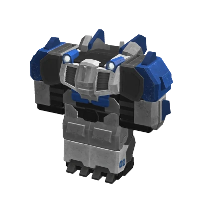 Warframe Blue Cyber Armor