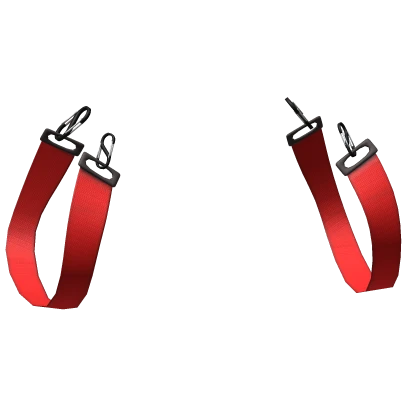 RED WAIST SUSPENDERS