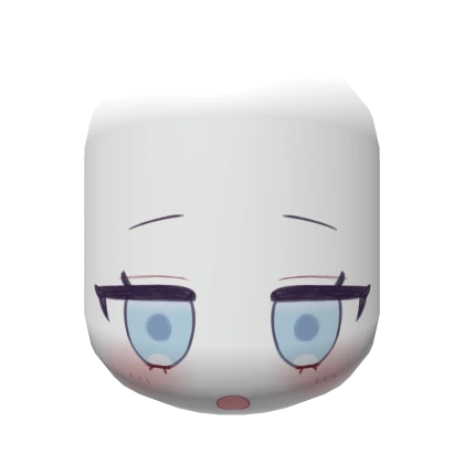 Sleepy Staring Soft Blue Eyes