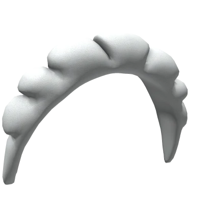 CB Bubble Headband In White