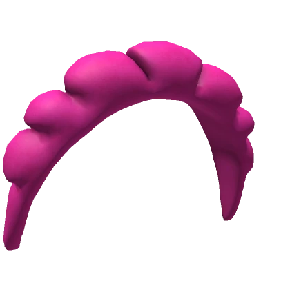 CB Bubble Headband In Hot Pink