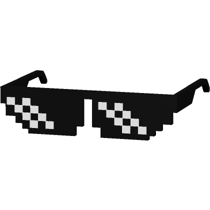 BIG pixel meme sunglasses