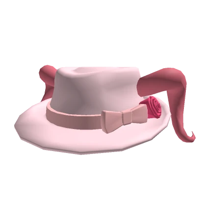 Graceful pink Fedora St. Valentine