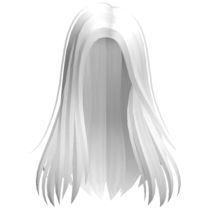 Straight Long Hairstyle (White)