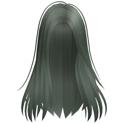 Straight Long Hairstyle (Dark Green)