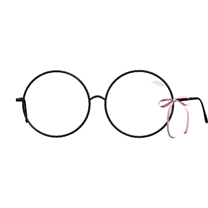 Kawaii Ribbon Round Glasses