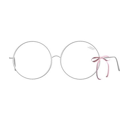 Kawaii Ribbon Round Glasses