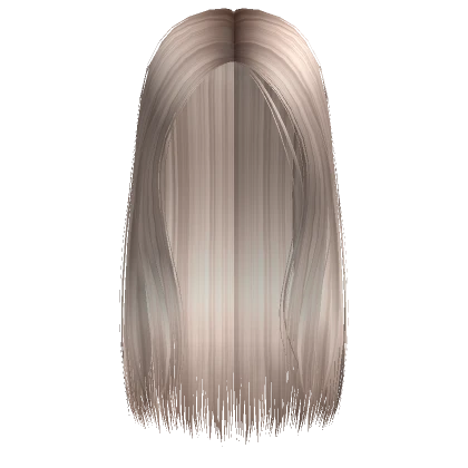 Sleek Chic Middle Part in Platinum Blonde