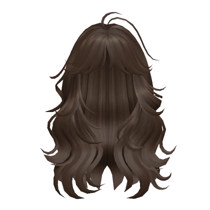 Dark Brown Cottage Core wavy Hair