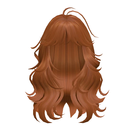 Ginger Orange Wavy Hair