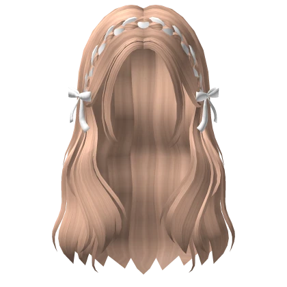 Preppy Braid Bow Hair (Blonde)