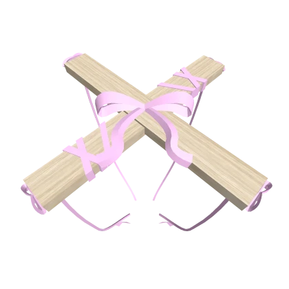 Pink Marionette Doll Cross-Brace 