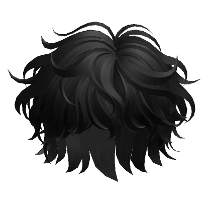 Fluffy Wavy Hair(Black)