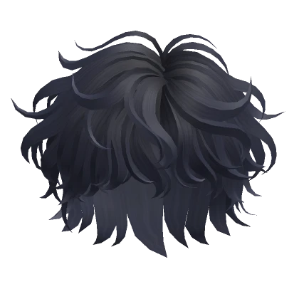 Fluffy Wavy Hair(Blue Black)