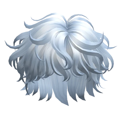 Fluffy Wavy Hair(Sky Blue)