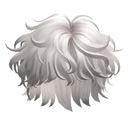 Fluffy Wavy Hair(Silver)