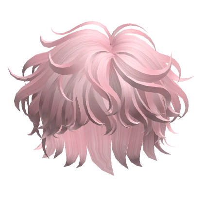 Fluffy Wavy Hair(Pink)