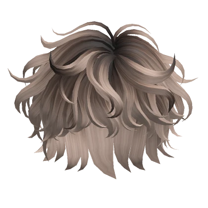 Fluffy Wavy Hair(Blonde Ombre)