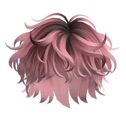 Fluffy Wavy Hair(Pink Ombre)