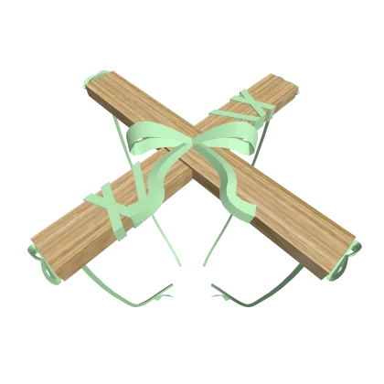 Green Marionette Doll Cross-Brace