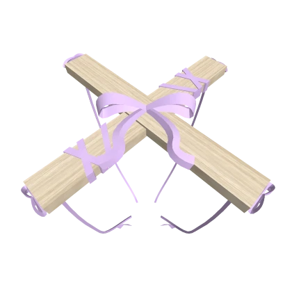 Purple Marionette Doll Cross-Brace