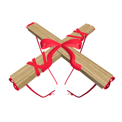 Red Marionette Doll Cross-Brace