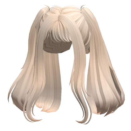 Soft Loose Princess Long Bangs Pigtails in Blonde