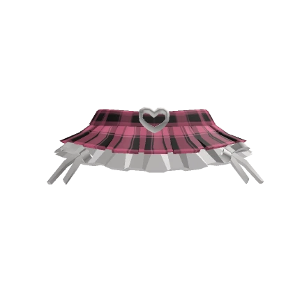 🎀Chibi Doll - Fancy black plaid skirt with pink