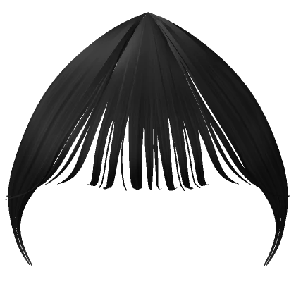 Soft Wispy Idol Bangs (Black)