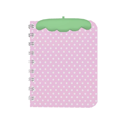 ♡ kawaii cutecore strawberry notebook