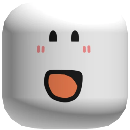 Happy Joy Blush Face Mask White