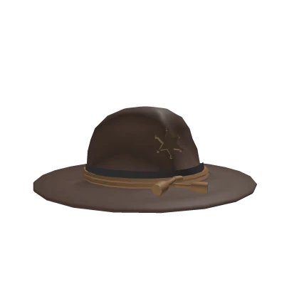 Brown Sheriffs Hat