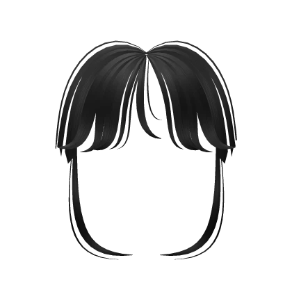 Black Curtain Anime Bangs